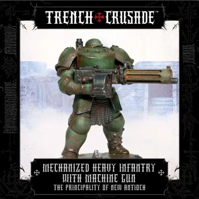 Maquette trench crusade heavy mechanised infantry mg